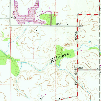 United States Geological Survey Michigantown, IN (1961, 24000-Scale) digital map