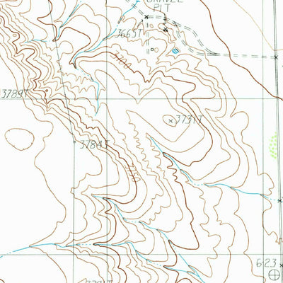United States Geological Survey Mickey Draw East, TX (1984, 24000-Scale) digital map