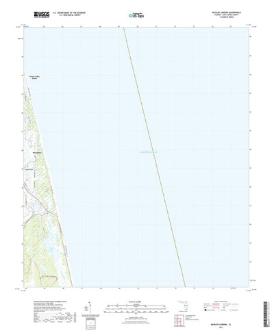 United States Geological Survey Mickler Landing, FL (2021, 24000-Scale) digital map