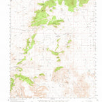 United States Geological Survey Mid Hills, CA (1955, 62500-Scale) digital map