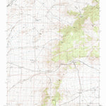 United States Geological Survey Mid Hills, CA (1983, 24000-Scale) digital map