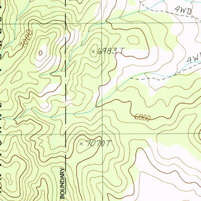 United States Geological Survey Midas Spring, NV (1988, 24000-Scale) digital map