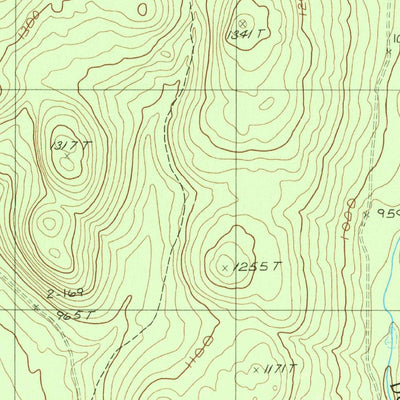 United States Geological Survey Middle Brook Mountain, ME (1985, 24000-Scale) digital map