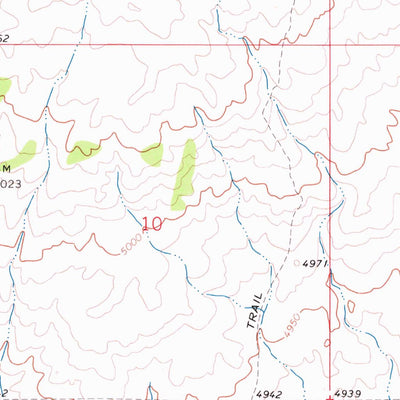 United States Geological Survey Middle Butte, ID (1973, 24000-Scale) digital map