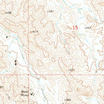 United States Geological Survey Middle Camp Mountain, AZ (1971, 24000-Scale) digital map