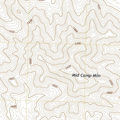 United States Geological Survey Middle Camp Mountain, AZ (2021, 24000-Scale) digital map