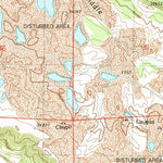 United States Geological Survey Middle Creek Butte, SD-WY (1984, 24000-Scale) digital map