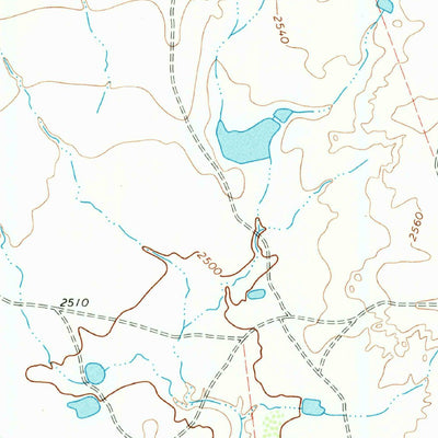 United States Geological Survey Middle Creek, TX (1969, 24000-Scale) digital map