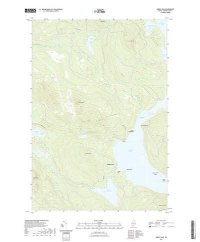 United States Geological Survey Middle Dam, ME (2021, 24000-Scale) digital map