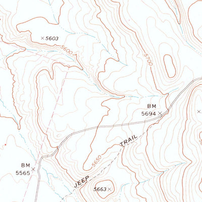 United States Geological Survey Middle Draw Reservoir, NV (1974, 24000-Scale) digital map