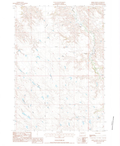 United States Geological Survey Middle Draw, SD (1983, 24000-Scale) digital map