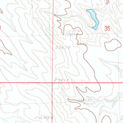 United States Geological Survey Middle Draw, SD (1983, 24000-Scale) digital map