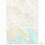 United States Geological Survey Middle Eighth Coulee, MT (1985, 24000-Scale) digital map
