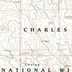 United States Geological Survey Middle Eighth Coulee, MT (1985, 24000-Scale) digital map