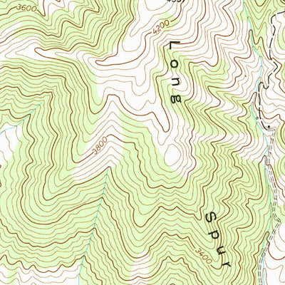 United States Geological Survey Middle Fox Creek, VA (1959, 24000-Scale) digital map