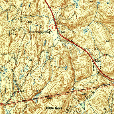 United States Geological Survey Middle Haddam, CT (1945, 31680-Scale) digital map