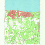 United States Geological Survey Middle Island, NY (1967, 24000-Scale) digital map