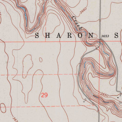 United States Geological Survey Middle Ladder Creek West, KS (1968, 24000-Scale) digital map