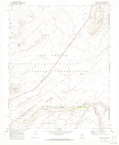United States Geological Survey Middle Mesa, AZ (1969, 24000-Scale) digital map