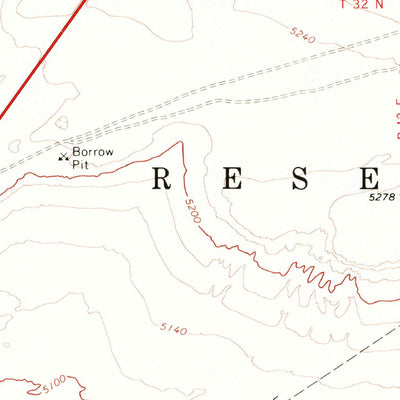United States Geological Survey Middle Mesa, AZ (1969, 24000-Scale) digital map
