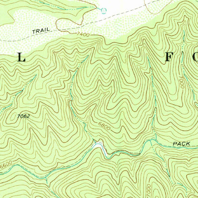 United States Geological Survey Middle Mesa, NM (1965, 24000-Scale) digital map