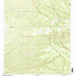 United States Geological Survey Middle Mesa, NM (1999, 24000-Scale) digital map