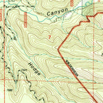 United States Geological Survey Middle Mesa, NM (1999, 24000-Scale) digital map