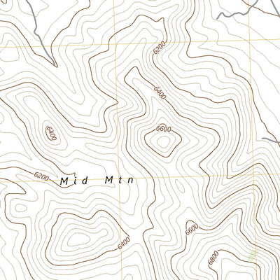 United States Geological Survey Middle Mountain, UT (2023, 24000-Scale) digital map