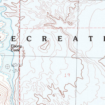 United States Geological Survey Middle Point, NV-AZ (1983, 24000-Scale) digital map