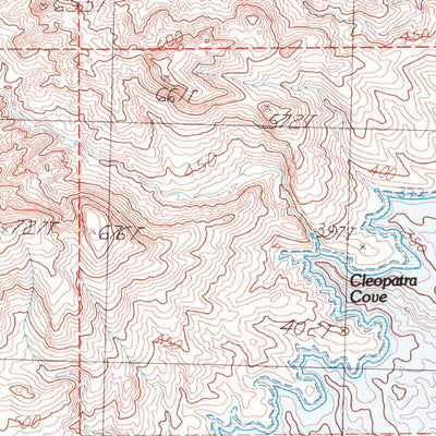 United States Geological Survey Middle Point, NV-AZ (1983, 24000-Scale) digital map