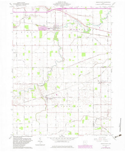 United States Geological Survey Middle Point, OH (1960, 24000-Scale) digital map