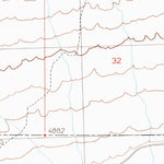 United States Geological Survey Middle Range South, UT (1991, 24000-Scale) digital map