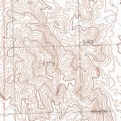 United States Geological Survey Middle Range South, UT (1991, 24000-Scale) digital map