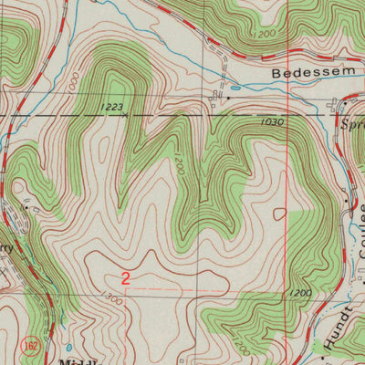 United States Geological Survey Middle Ridge, WI (1983, 24000-Scale) digital map