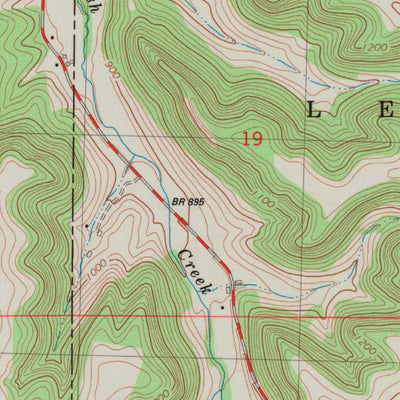 United States Geological Survey Middle Ridge, WI (1983, 24000-Scale) digital map