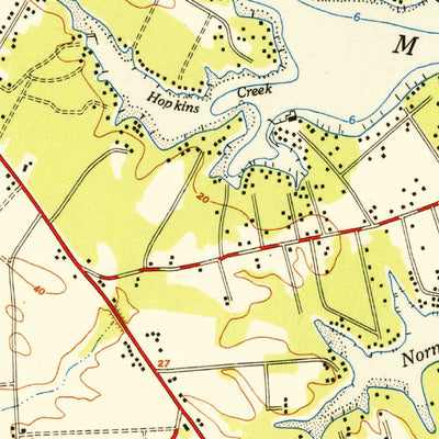 United States Geological Survey Middle River, MD (1951, 24000-Scale) digital map