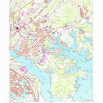 United States Geological Survey Middle River, MD (1969, 24000-Scale) digital map