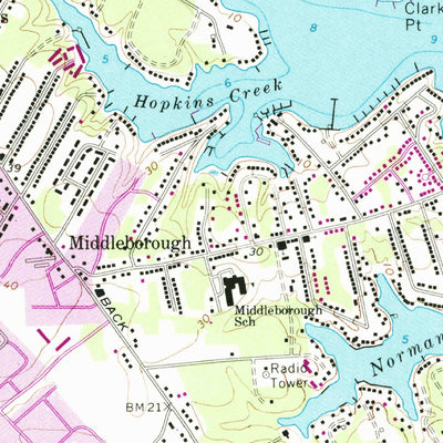United States Geological Survey Middle River, MD (1969, 24000-Scale) digital map