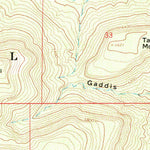United States Geological Survey Middle Verde, AZ (1969, 24000-Scale) digital map