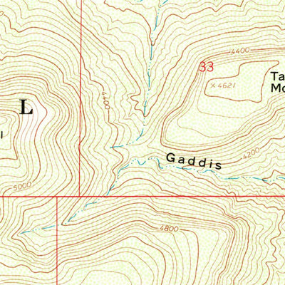 United States Geological Survey Middle Verde, AZ (1969, 24000-Scale) digital map