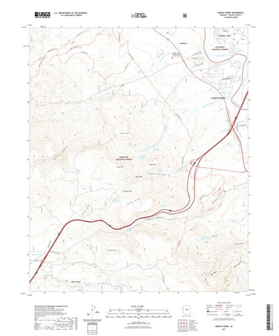 United States Geological Survey Middle Verde, AZ (2021, 24000-Scale) digital map