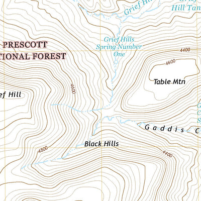 United States Geological Survey Middle Verde, AZ (2021, 24000-Scale) digital map