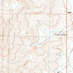 United States Geological Survey Middle Water Spring, AZ (1989, 24000-Scale) digital map
