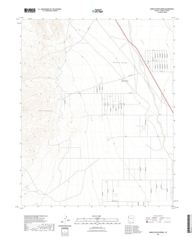 United States Geological Survey Middle Water Spring, AZ (2021, 24000-Scale) digital map