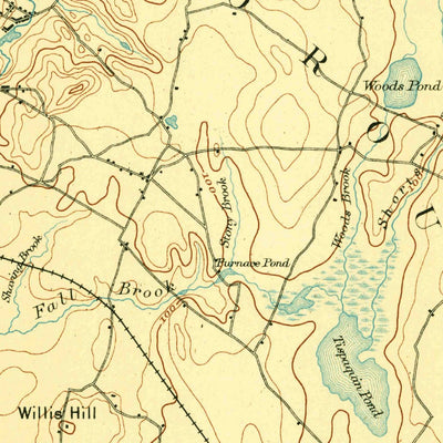United States Geological Survey Middleboro, MA (1893, 62500-Scale) digital map