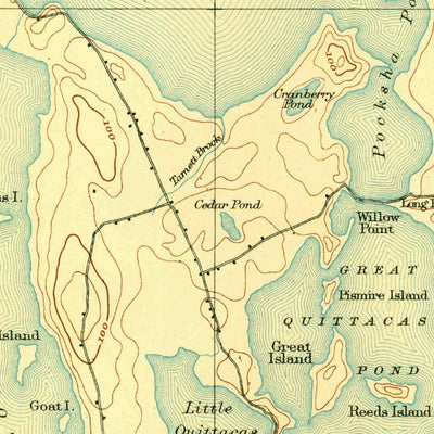 United States Geological Survey Middleboro, MA (1893, 62500-Scale) digital map