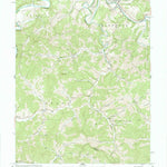 United States Geological Survey Middlebourne, WV (1960, 24000-Scale) digital map