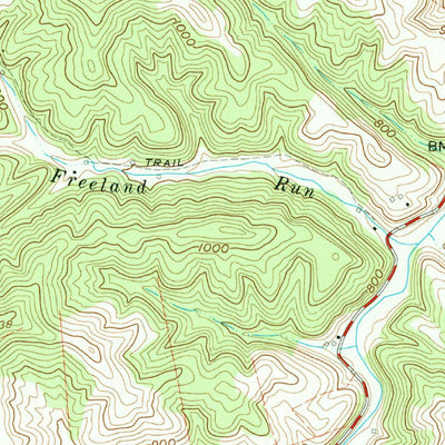 United States Geological Survey Middlebourne, WV (1960, 24000-Scale) digital map