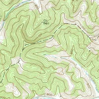 United States Geological Survey Middlebourne, WV (1960, 24000-Scale) digital map