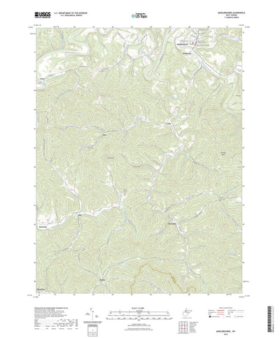 United States Geological Survey Middlebourne, WV (2023, 24000-Scale) digital map